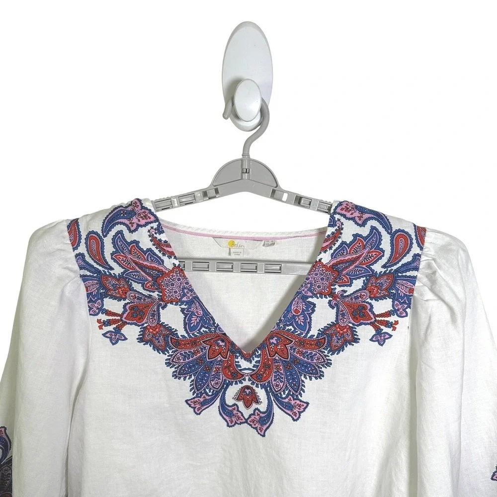 Boden white linen